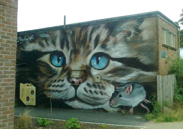 The mural in Althorpe Street in Leamington.
