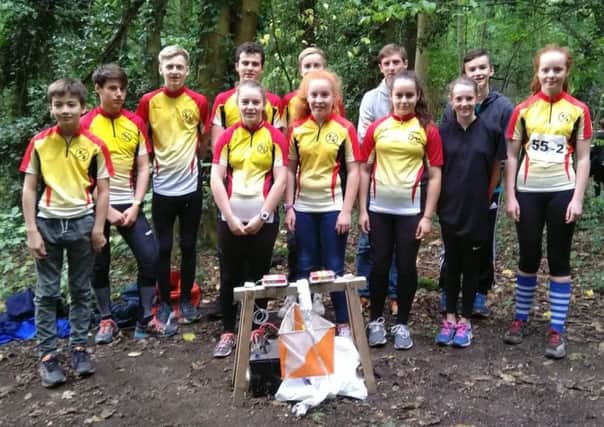 Octavian Droobers Juniors at the Peter Palmer Relays at Tankersley Woods near Sheffield