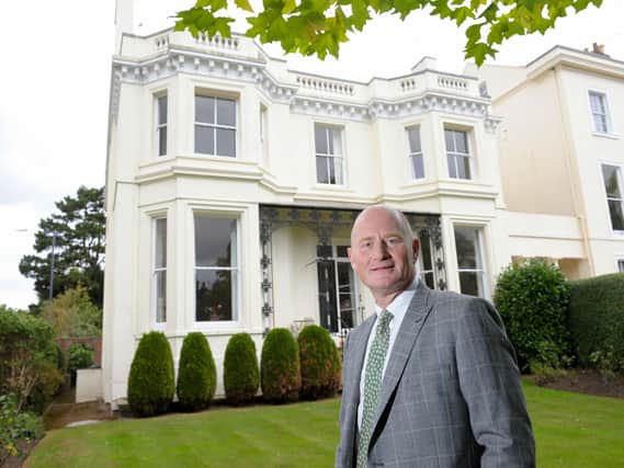ehB Reeves director Simon Hain at 27 Beauchamp Avenue, which is for sale for 1.8m