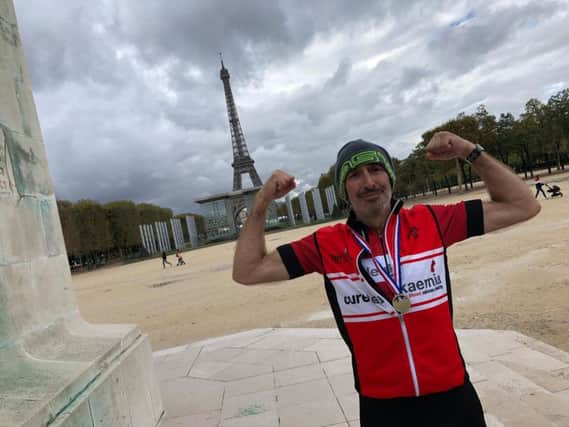 Mark Nicholas completed the ride on Monday September 24