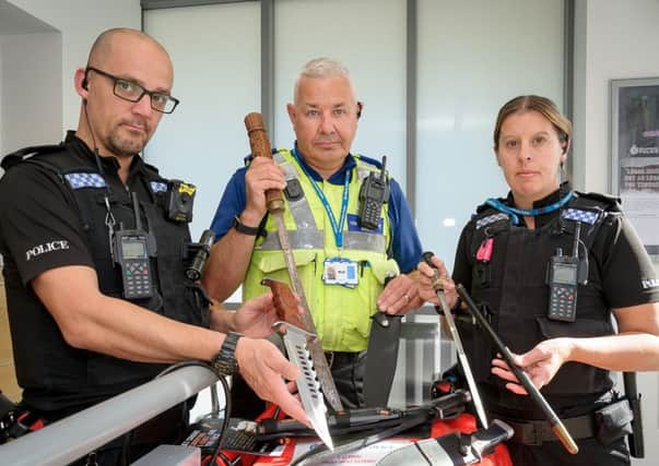 Warwickshire Police held a knife surrender campaign with people being able to hand bladed weapons in at Leamington police station.