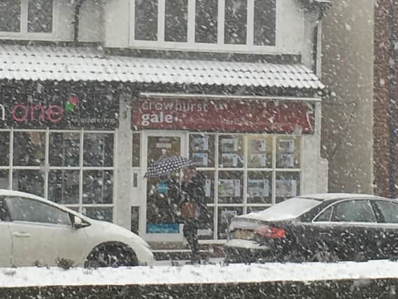 Snow in Rugby earlier this year. Photo submitted by reader.