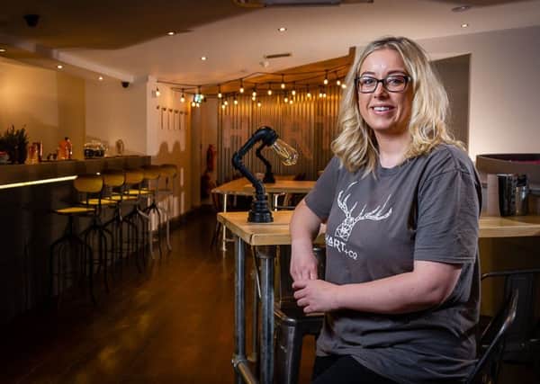 Pictured: Louise Hart, 24, who recently opened Hart + Co and who could be the youngest restaurateur in Leamington and possibly Warwickshire. NNL-180910-183533009