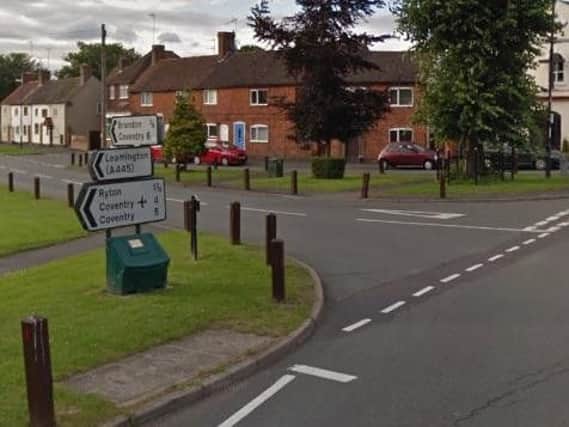 The van was parked on the junction of Main Street and School Street in Wolston. Photo: Google Maps.