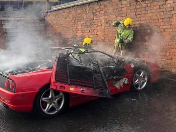 Image from the incident. Credit: Kenilworth Fire Station