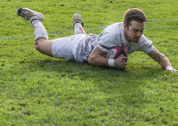 Daniel Parrington ran the length of the field for his try