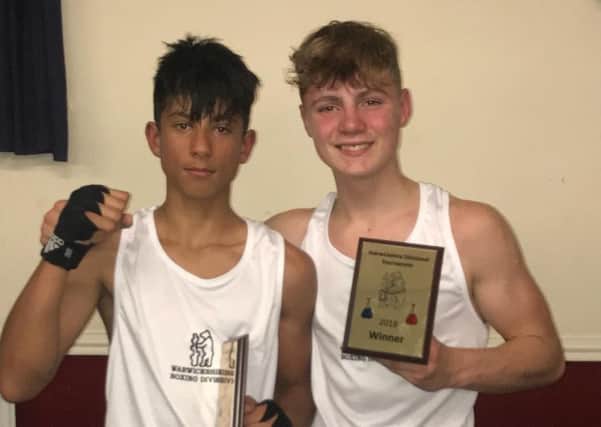 Cleary's duo Aman Kumar and Harvey Calder. Picture submitted