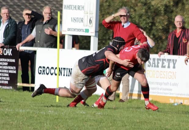 James McGill in Saturday's narrow win   PICTURES BY STEVE SMITH