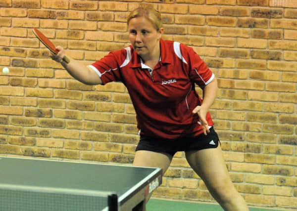 Kate Hughes was unbeaten in singles for Colebridge A in their 9-1 thrashing of County Council B.