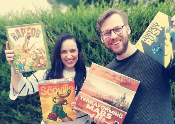 Stephanie Branch and Trev Davies will be opening a Board Game Cafe in Leamington.