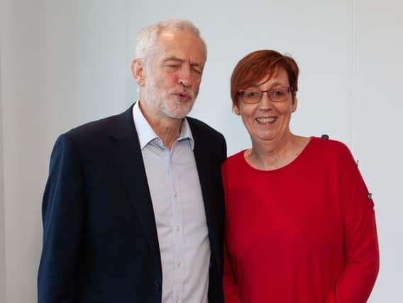 Jeremy Corbyn and Dr Debbie Bannigan. Photo: Labour.
