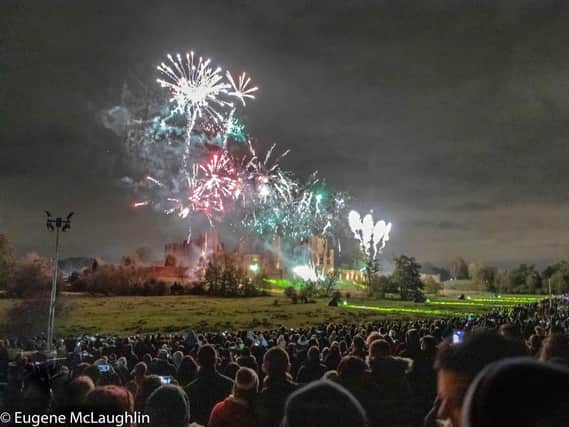 Kenilworth Round Table's bonfire and firework show. Photo by Eugene McLaughlin