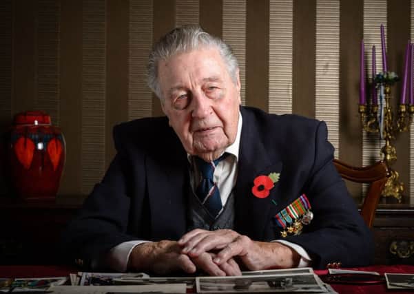 Feature - Herbert Leedham, 96, who is a former RAF Bomber pilot. NNL-180611-231056009