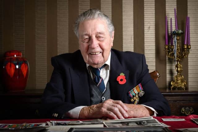 Feature - Herbert Leedham, 96, who is a former RAF Bomber pilot. NNL-180611-231353009