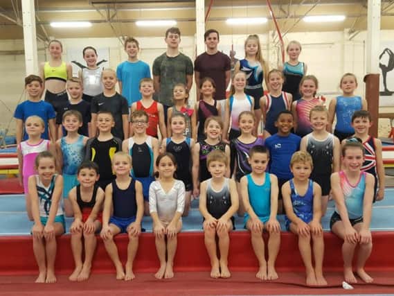 Just a few of Rugby Gymnastics Clubs 1,000 young members who will benefit from the move to a new gym at Kilsby Lane