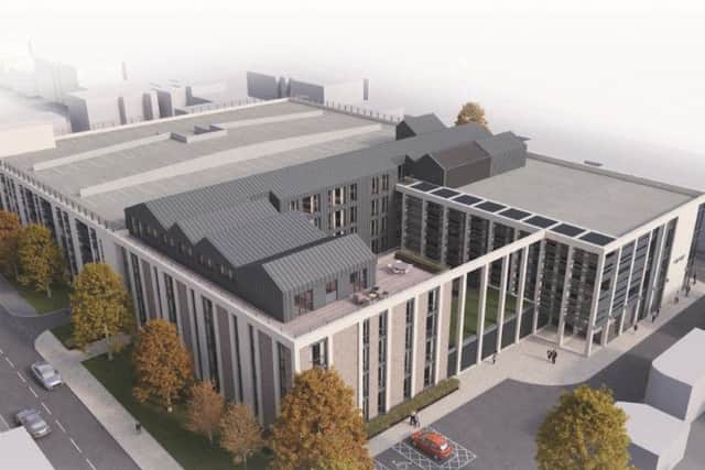 CGI of WDC's planned new HQ.