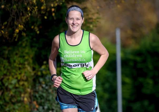 Pictured: Georgina Acton who has been accepted to run for the Banardos team, in the London marathon next year. NNL-181114-102126009