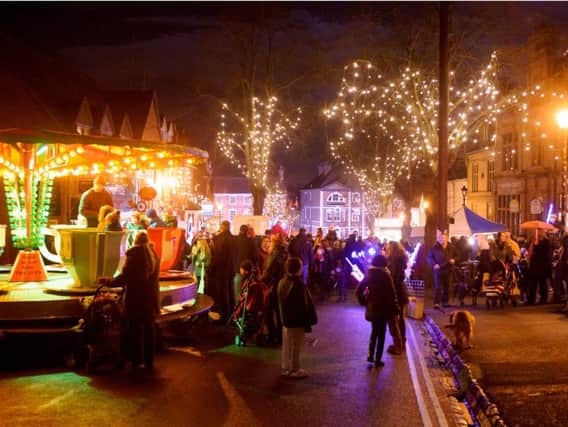 Fun from a previous Christmas lights event in Kenilworth