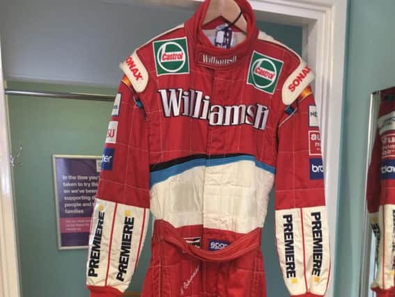 Ralf Schumacher's old F1 suit is on sale at Scope in Kenilworth