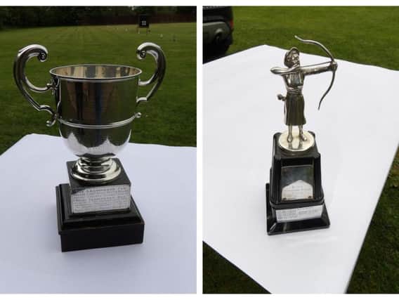 Some of the trophies taken by the burglars