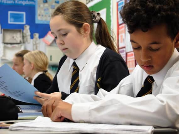 Pupils at the school.