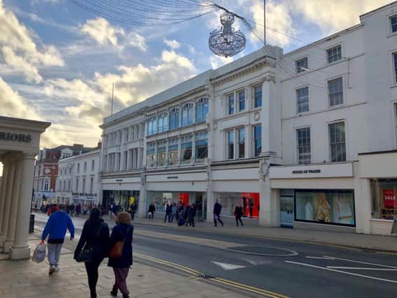 House of Fraser in the Parade, Leamington.