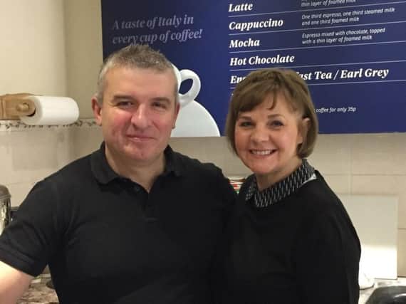 Keith and Ann Cottam have been told they have to shut their cafe after 18 years. Photo supplied.