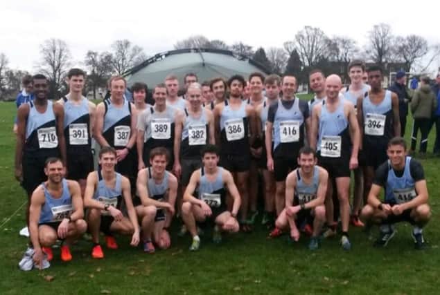Rugby & Northampton AC's senior men at Abington Park at the weekend