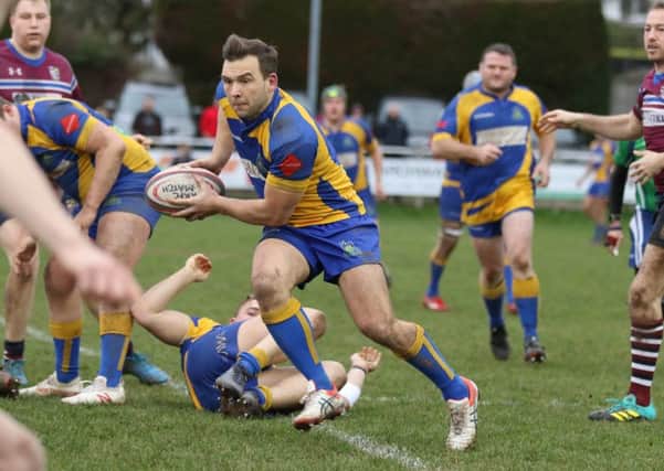Gareth Renowden looks to spread play for Kenilworth. Picture submitted