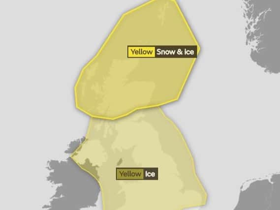 Weather warnings for snow and ice have been issued for much of the UK.