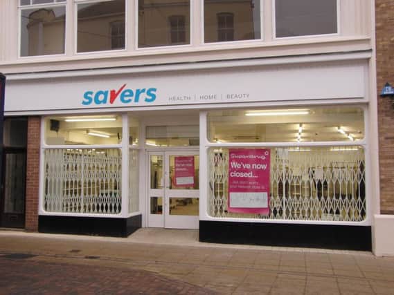 The former Superdrug store is now becoming a Savers.Photo by Geoff Ousbey.