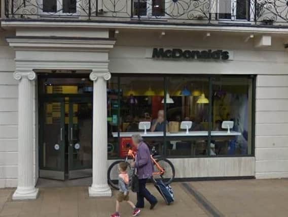 McDonald's in the Parade, Leamington. Photo courtesy of Google Street View