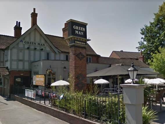 The Green Man in Warwick Road has introduced a new parking system. Copyright: Google Street View