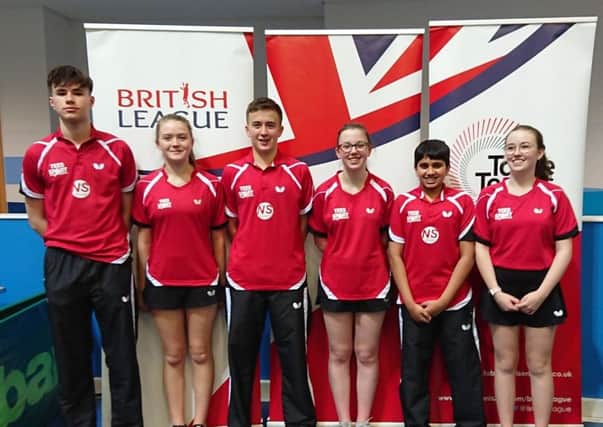 Lillington's Junior British League boys' and girls' trios. Picture submitted