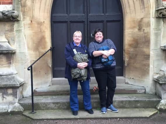 Rainbows guider Julie Brown and Rev Jo Parker, vicar at St Marks Church in Leamington.