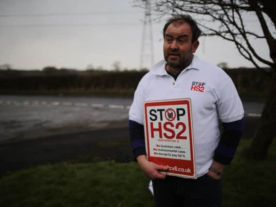 Stop HS2 campaigner Joe Rukin. Source: Getty Images
