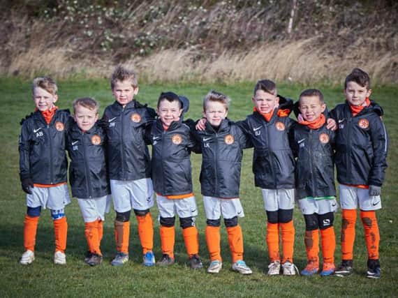 Rugby Town Under 7s Tigers, sponsored by Howdens