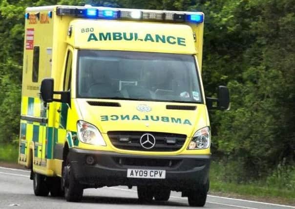 A man was taken to hospital after a crash on the Fosse Way this morning.