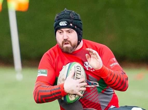 Adam Bond scored Rugby Welsh's try in Thursday's cup game