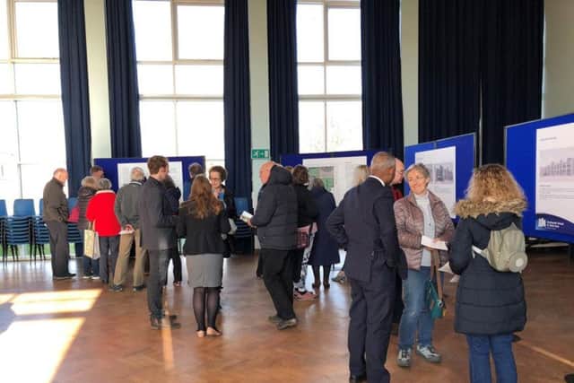 Residents had the opportunity to view proposals for the new Kenilworth School and Sixth Form. Photo supplied.