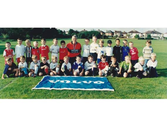 Way back when...coach Sam Jarvis  introduced almost 1,000 very young players to Rugby Town JFC  during his ten years with Rugby Town Junior Football Club