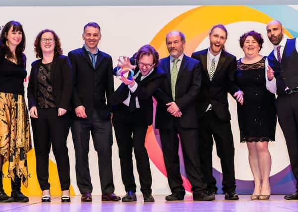The team at Lamp celebnrate winning the the National Autistic Society Award for Professionals - Inspirational Education Provider 2019.
Photo courtesy of www.aaronscottrichards.co.uk