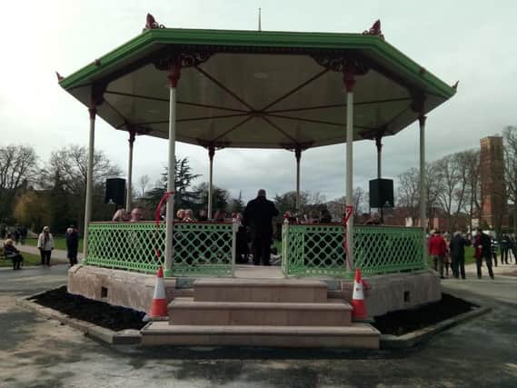 The new-look Bandstand
