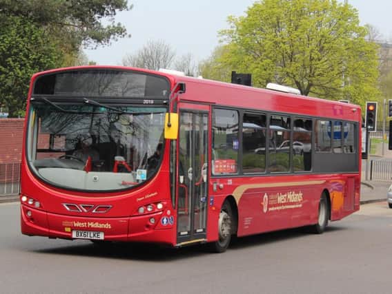 National Express single decker bus. Photo supplied by National Express.