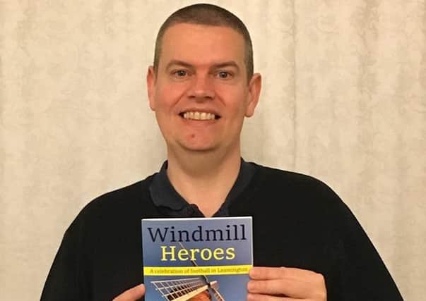 Ed Blackaby with his new book Windmill Heroes.