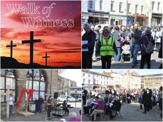 Residents are being invited to join the annual Walk of Witness and service. Photos submitted.