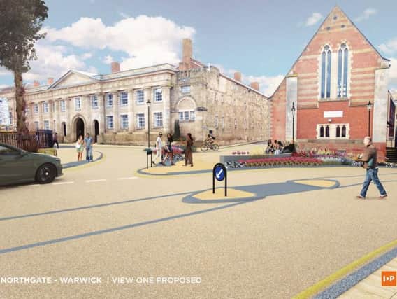 What the proposed Northgate changes could look like. Images supplied by Warwickshire County Council