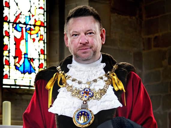 Cllr Richard Eddy's time as mayor will be coming to an end next week. Photo submitted.