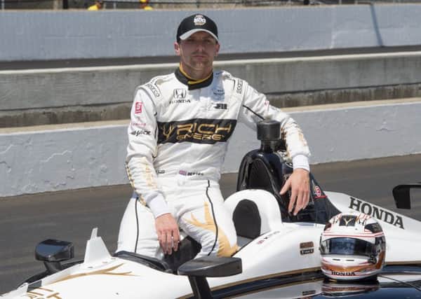 Jordan King is set to make his Indy 500 debut on Sunday. Picture: RLLR