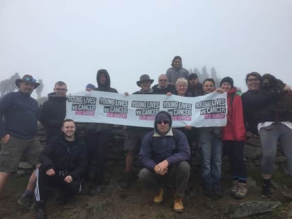 A team from Morrisons in Leamington climbed Snowdon for CLIC Sargent